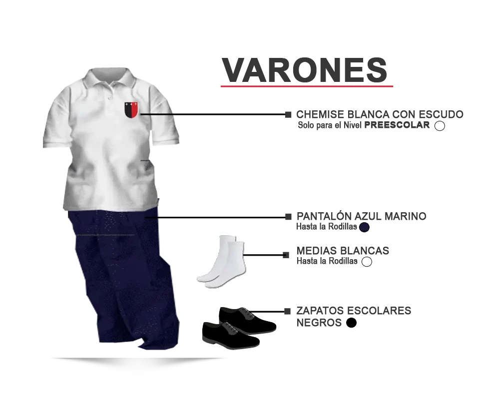 Vestimenta Varones